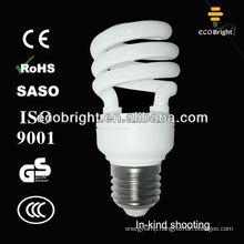 Energy Saver Lamp T2 Half Spiral 15W 8000H CE QUALITY